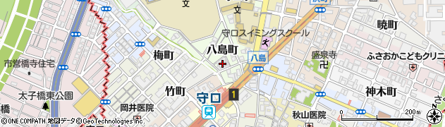 大阪府守口市八島町4周辺の地図