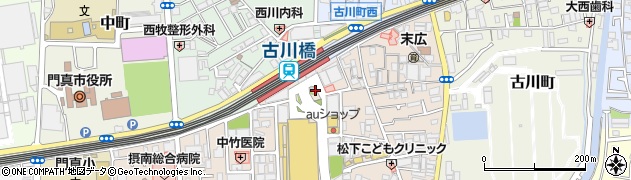 古川橋駅(南ターミナル)周辺の地図