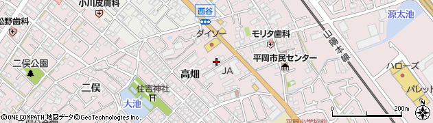 兵庫県加古川市平岡町西谷202周辺の地図