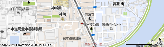 兵庫県尼崎市神崎町31-16周辺の地図