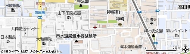 兵庫県尼崎市神崎町13-13周辺の地図