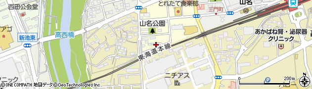 静岡県袋井市山名町6周辺の地図