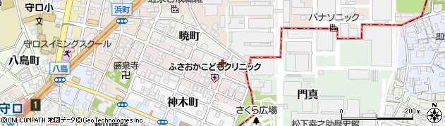 大阪府守口市暁町2-11周辺の地図