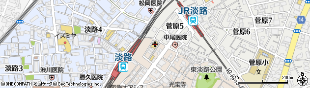 株式会社アカシヤ淡路店周辺の地図