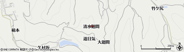 愛知県南知多町（知多郡）内海（清水廻間）周辺の地図