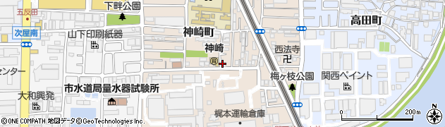 兵庫県尼崎市神崎町28-1周辺の地図