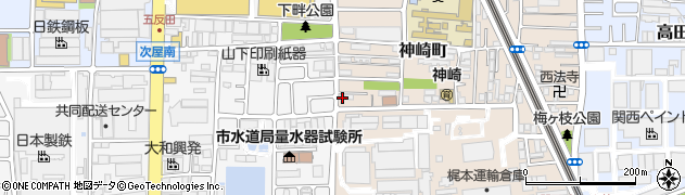 兵庫県尼崎市神崎町13-2周辺の地図