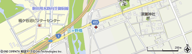 静岡県磐田市三ケ野304周辺の地図