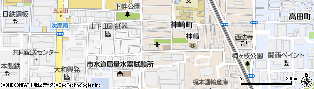 兵庫県尼崎市神崎町14周辺の地図