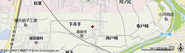 京都府木津川市相楽（下井手）周辺の地図