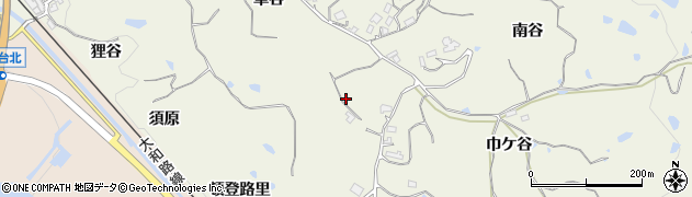 京都府木津川市鹿背山車谷36周辺の地図