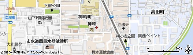 兵庫県尼崎市神崎町28-3周辺の地図
