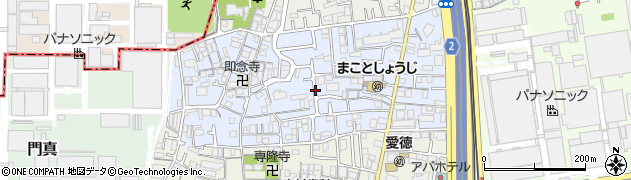 大阪府門真市小路町周辺の地図