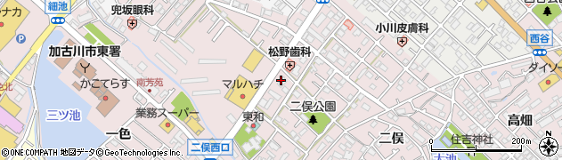 学習空間　加古川・平岡教室周辺の地図