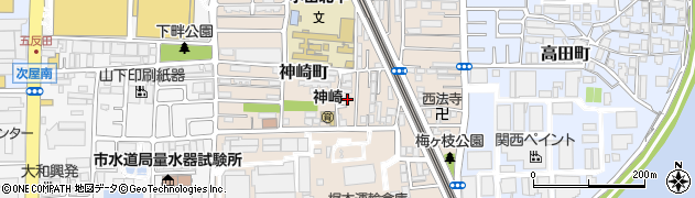 兵庫県尼崎市神崎町28周辺の地図