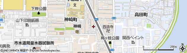 兵庫県尼崎市神崎町30周辺の地図