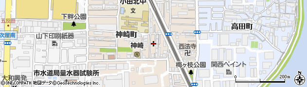 兵庫県尼崎市神崎町29-19周辺の地図