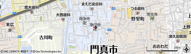 大阪府門真市常盤町10周辺の地図