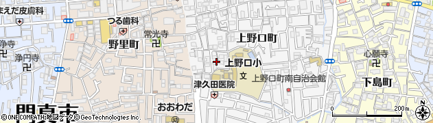 大阪府門真市上野口町28周辺の地図