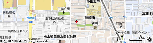 兵庫県尼崎市神崎町15-7周辺の地図