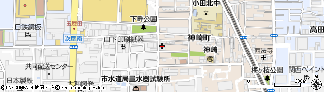 兵庫県尼崎市神崎町15-3周辺の地図