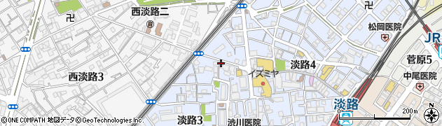 南電気工事株式会社大阪支店周辺の地図