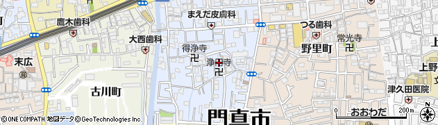 大阪府門真市常盤町10-16周辺の地図