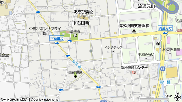 〒435-0006 静岡県浜松市中央区下石田町の地図