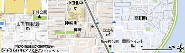 兵庫県尼崎市神崎町30-9周辺の地図
