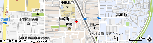 兵庫県尼崎市神崎町29-7周辺の地図