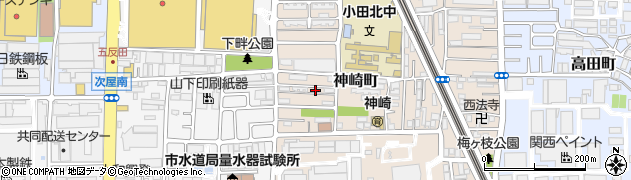 兵庫県尼崎市神崎町16-54周辺の地図