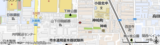 兵庫県尼崎市神崎町16-1周辺の地図