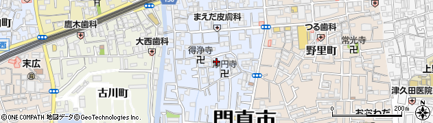 大阪府門真市常盤町10-28周辺の地図