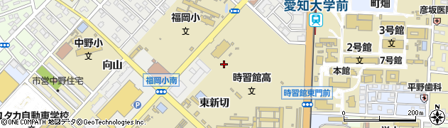 愛知県豊橋市橋良町（寿庵）周辺の地図