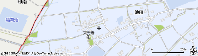 兵庫県神戸市西区神出町（池田）周辺の地図
