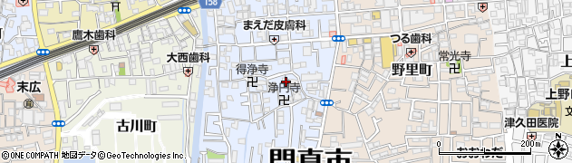 大阪府門真市常盤町10-18周辺の地図