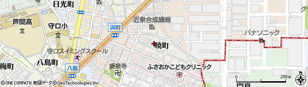 大阪府守口市暁町5周辺の地図