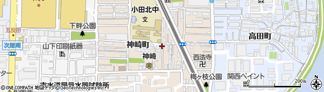 兵庫県尼崎市神崎町28-13周辺の地図