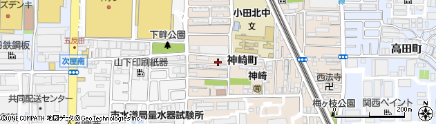 兵庫県尼崎市神崎町16-10周辺の地図