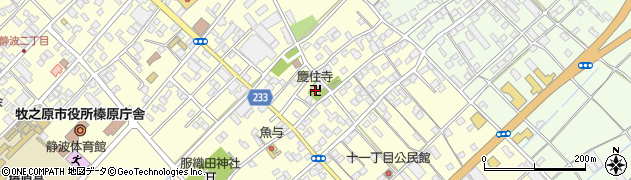 慶住寺周辺の地図