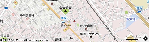 兵庫県加古川市平岡町西谷183周辺の地図