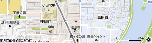 兵庫県尼崎市神崎町37-33周辺の地図
