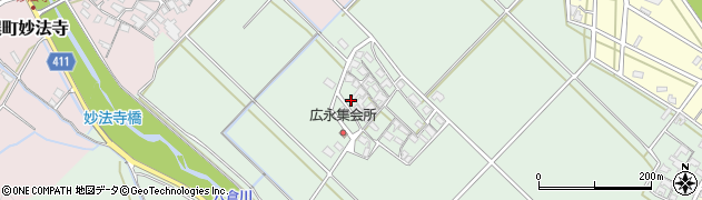 三重県津市分部416周辺の地図