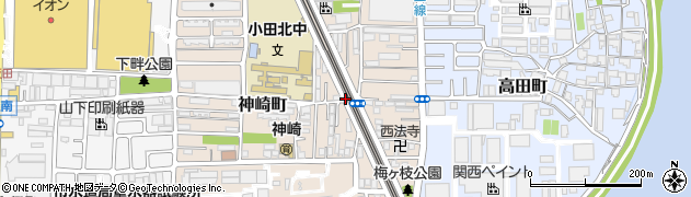兵庫県尼崎市神崎町42周辺の地図