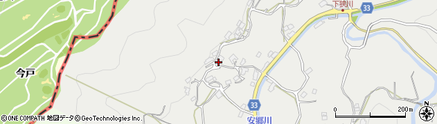 奈良県奈良市下狭川上町周辺の地図