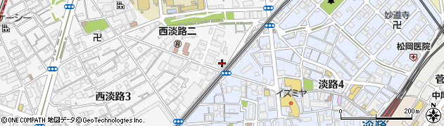 コミューズ新大阪周辺の地図