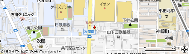 サイクルベースあさひ　尼崎次屋店周辺の地図