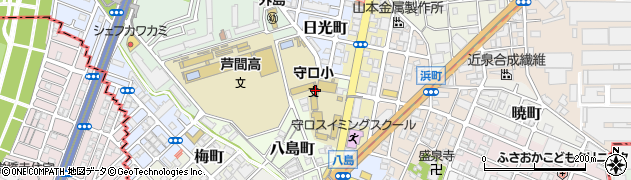 大阪府守口市八島町13周辺の地図