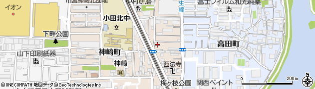 兵庫県尼崎市神崎町37-5周辺の地図