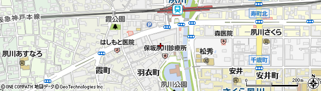 １００円ショップキャンドゥグルメシティ夙川店周辺の地図
